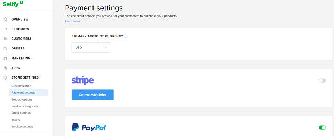 Configure your payment settings