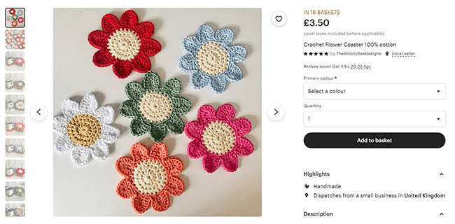 07 Crochet Items - WoolyBaaDesigns on Etsy